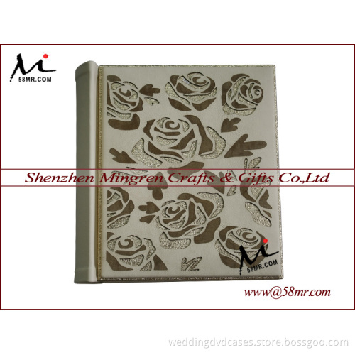 Latest Wedding Leather Photo Album Cover Design,Velvet Self Mount Album Cover
